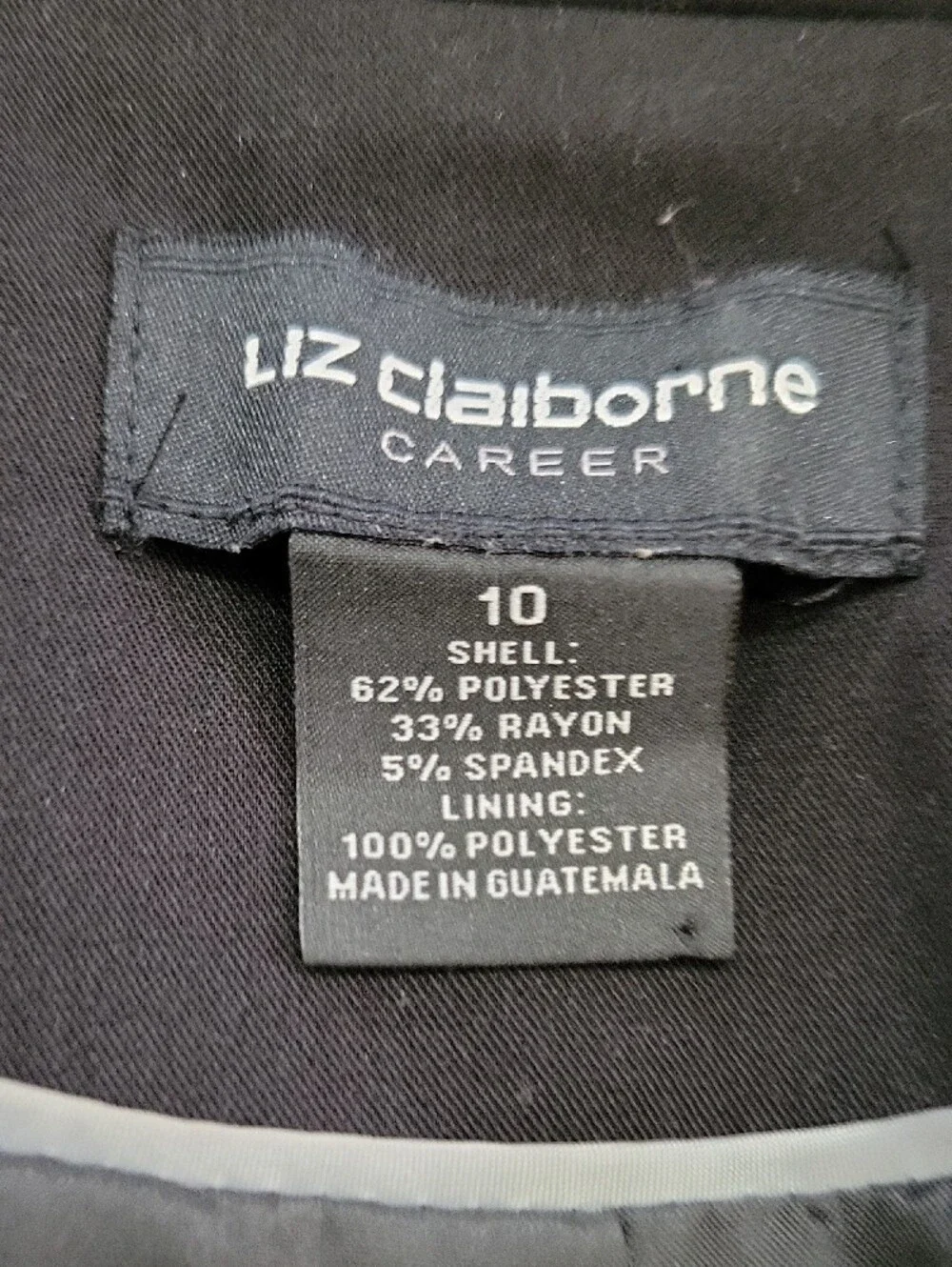 Liz Claiborne Black Single-Button Women's Blazer